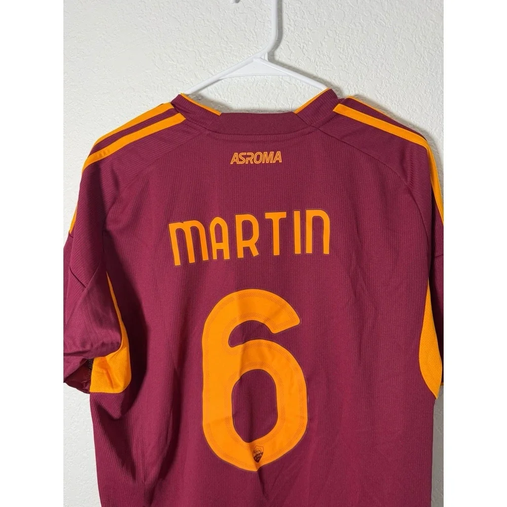 Adidas AS Roma 2023-24‎ Home Jersey Mens XL Slim Fit Maroon Soccer Shirt